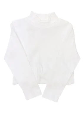 White Knit Turtleneck, Unisex