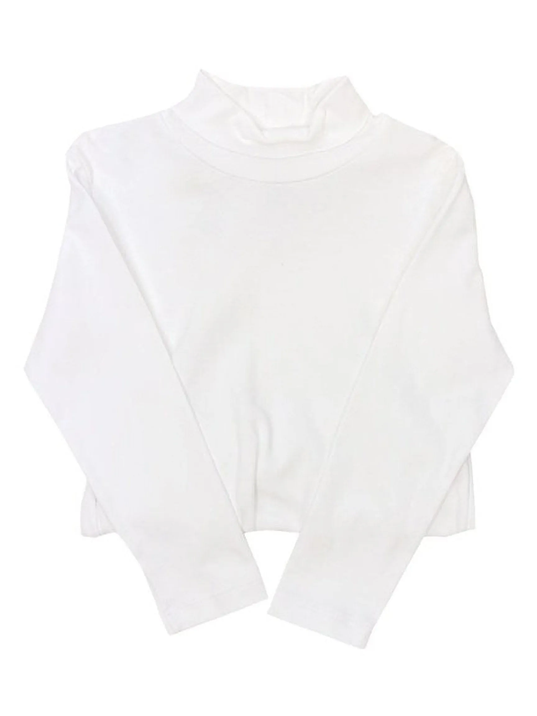 White Knit Turtleneck, Unisex