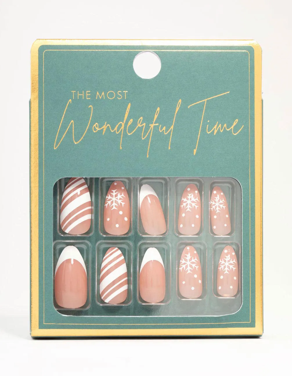 White Snowflake Nail Set