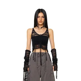 WildWorld Black Jellyfish Weaved Top Set