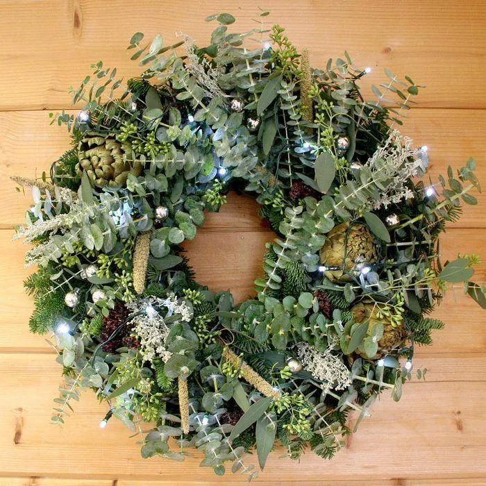 Winter Artichoke Wreath