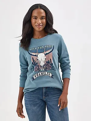 Wrangler Women's Long Sleeve Thermal Graphic Tee