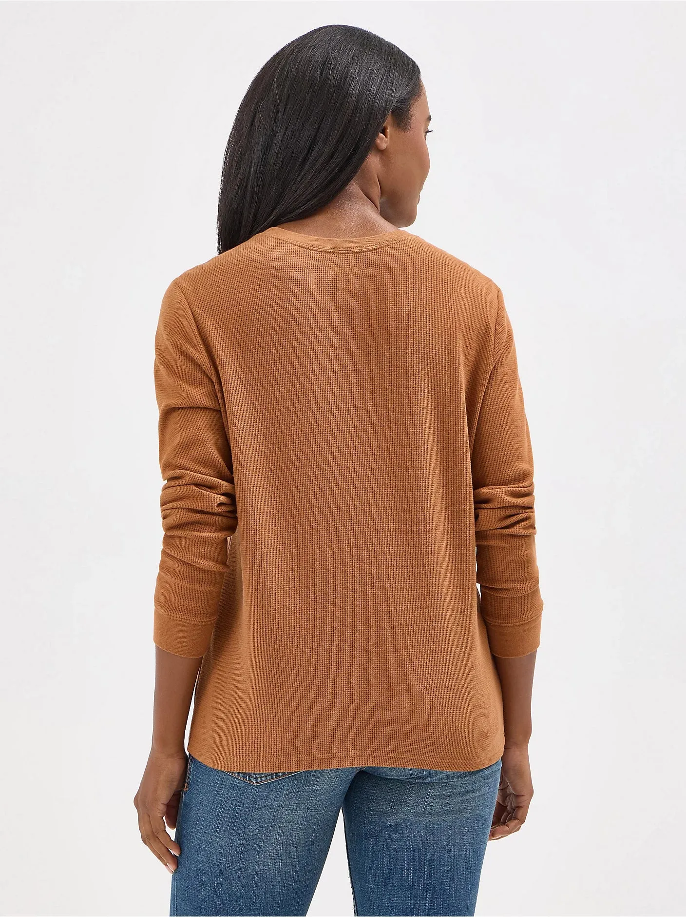 Wrangler Women's Long Sleeve Thermal Graphic Tee
