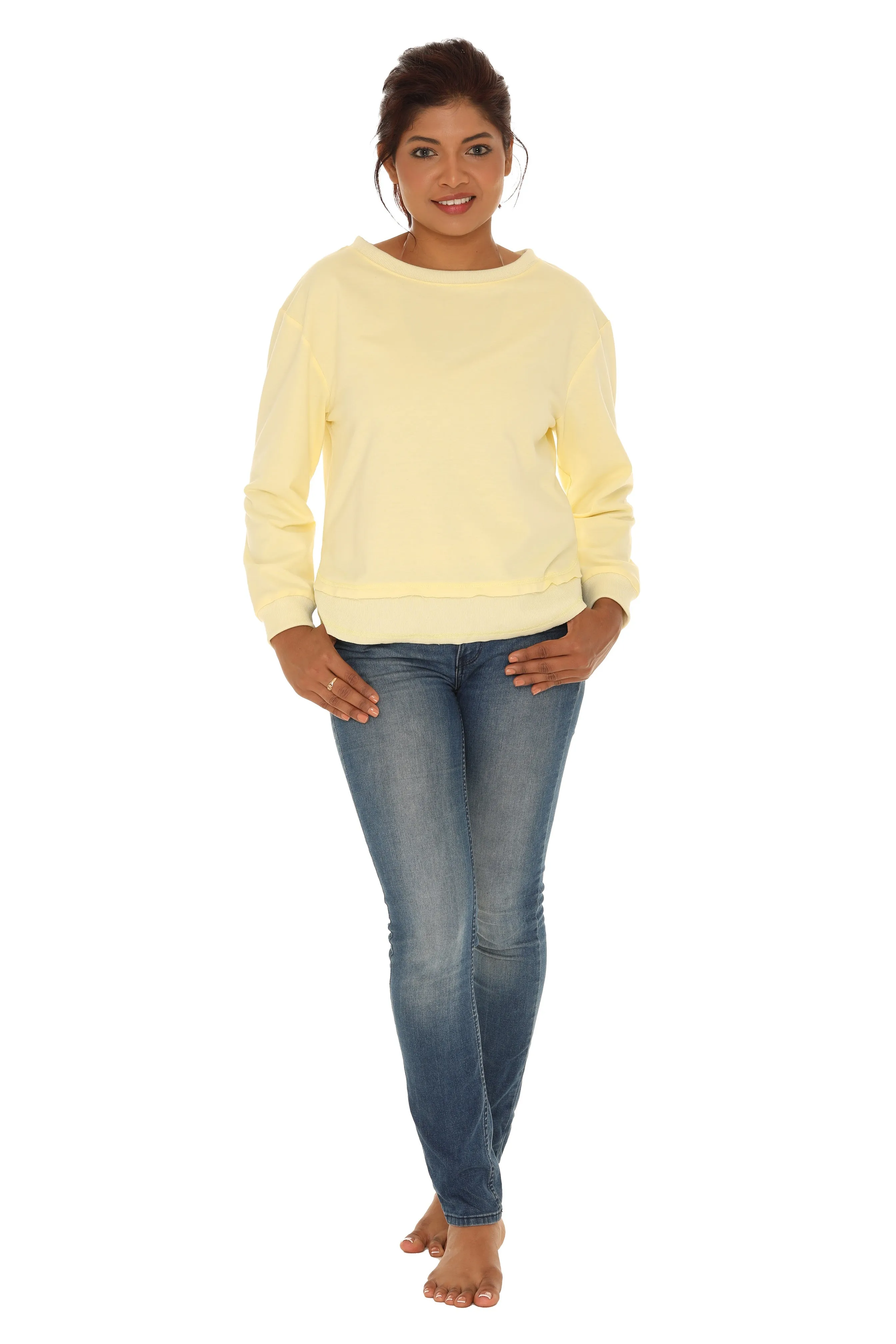 Yellow Crewneck Sweatshirt