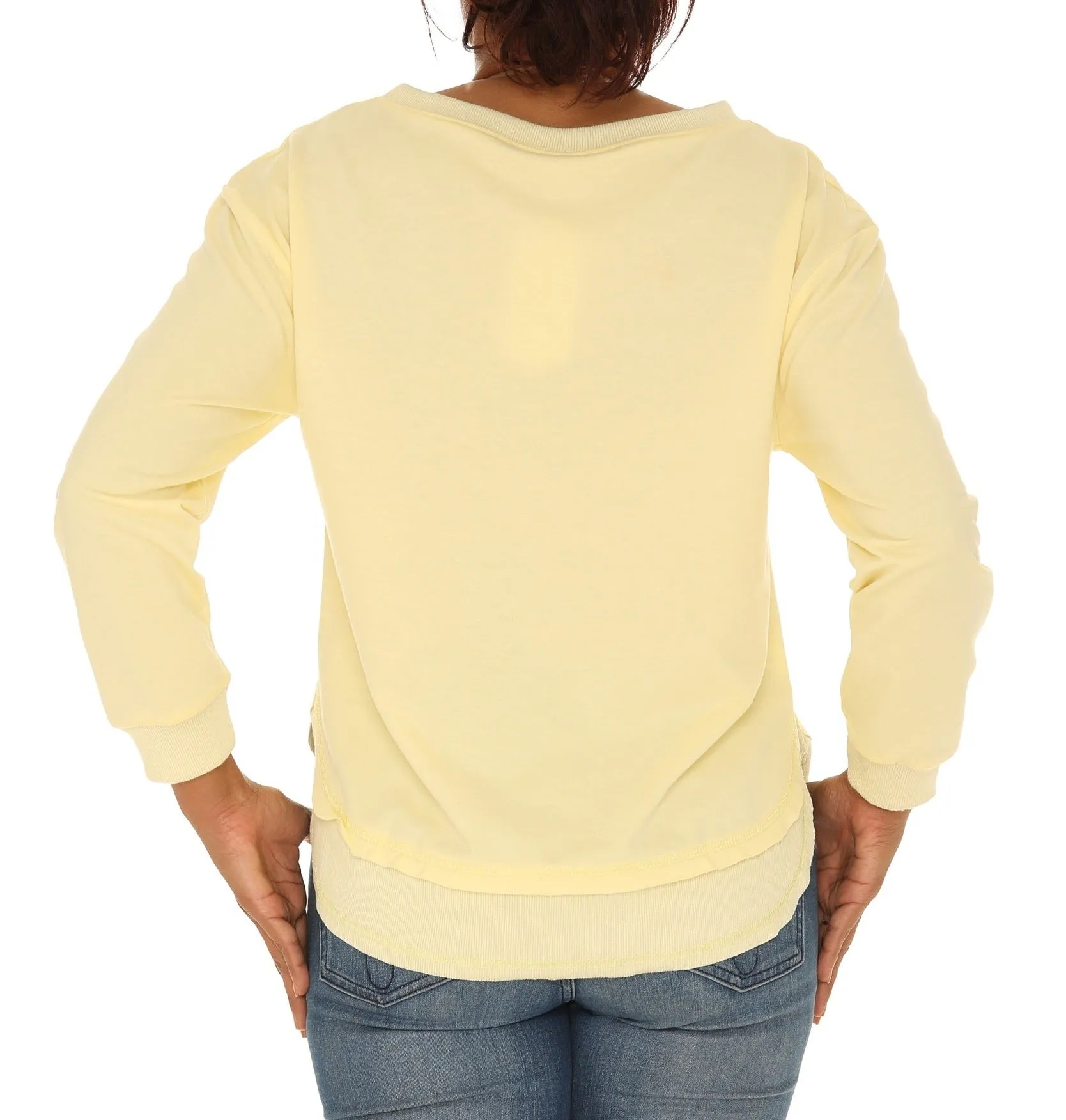 Yellow Crewneck Sweatshirt