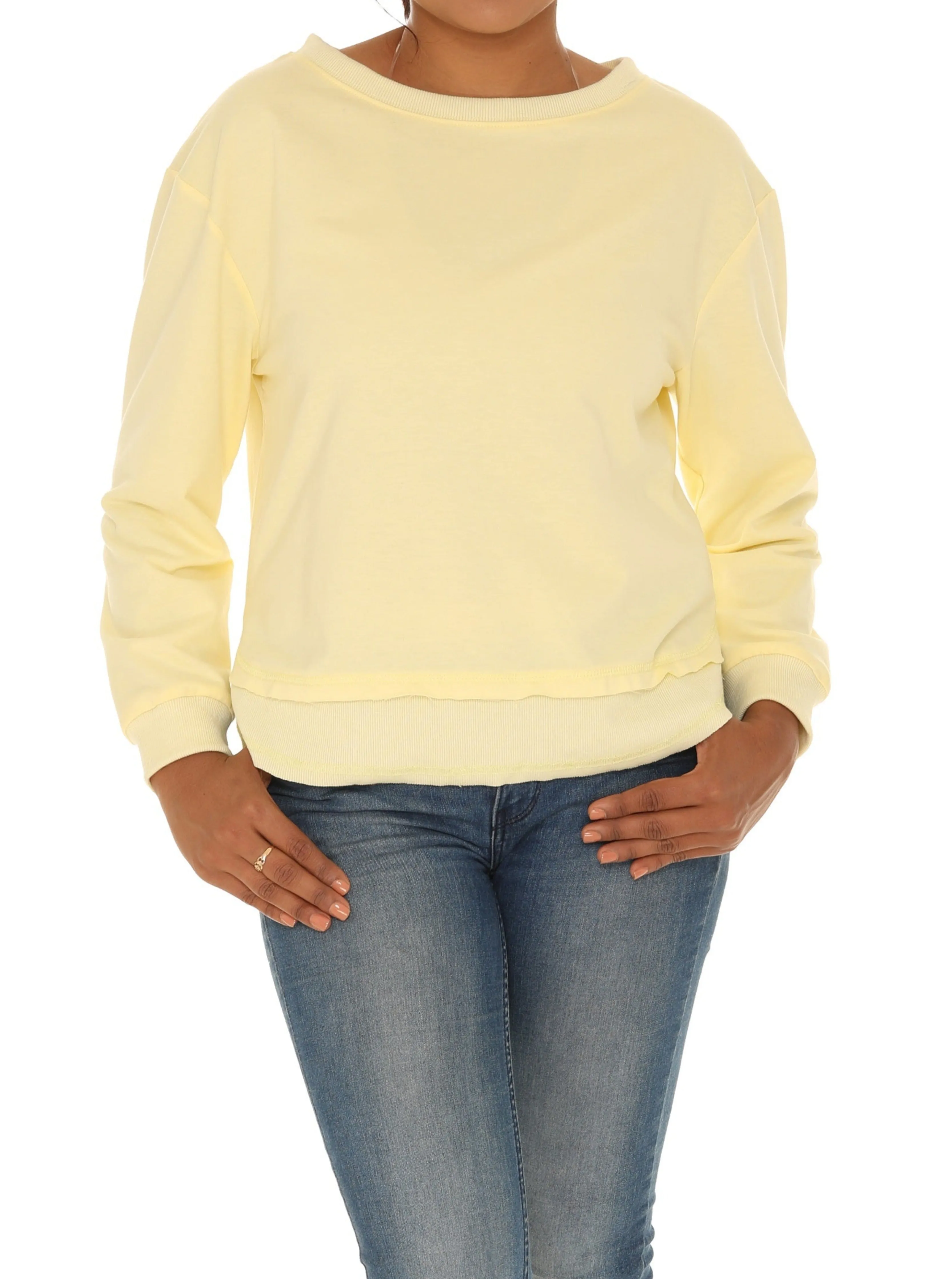 Yellow Crewneck Sweatshirt